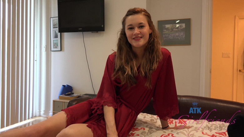 ATK Fans (Girlfriends): Freckled Teen Alaina Tries a Dick for The First Time