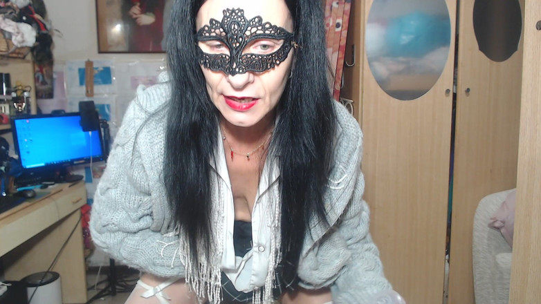 WEBREGINETTA2023: 그레스 교수는 모든 펜을 그녀의 질에 넣는다