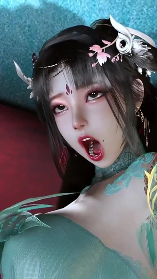 X Hentai: Xun Er Pixelated Beauty: 3D Girl with a Big Boob Spell - 3D...