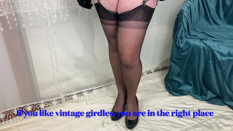 Aunty Sandra vintage girdle queen: Présentation De La Tatie Sandra Vintage, Reine Des Ceintures