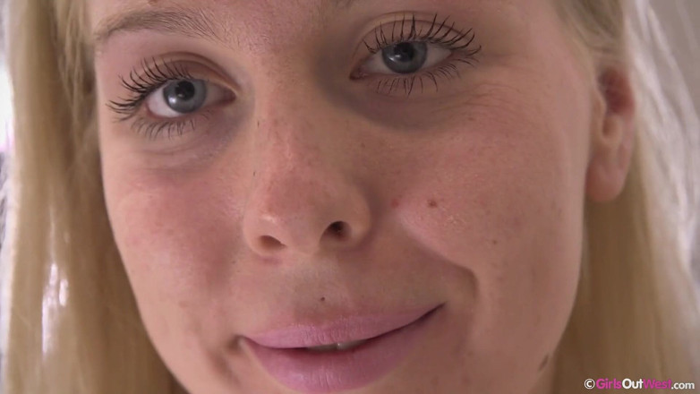 Girls Out West: Hot brunette Dion gets her hairy pussy licked by cute...