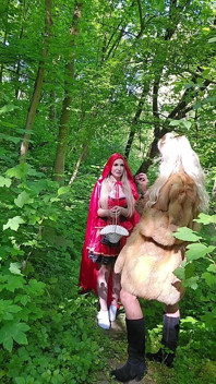 ¡Caperucita Roja y el lobo malvado!