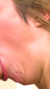 Her Teen Lips Suck on Stepdaddy's Cock