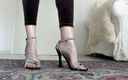Lady Victoria Valente: Seksi ayak topuklu sandalet topuklu ayakkabılar ve ayak tırnağı koruma...