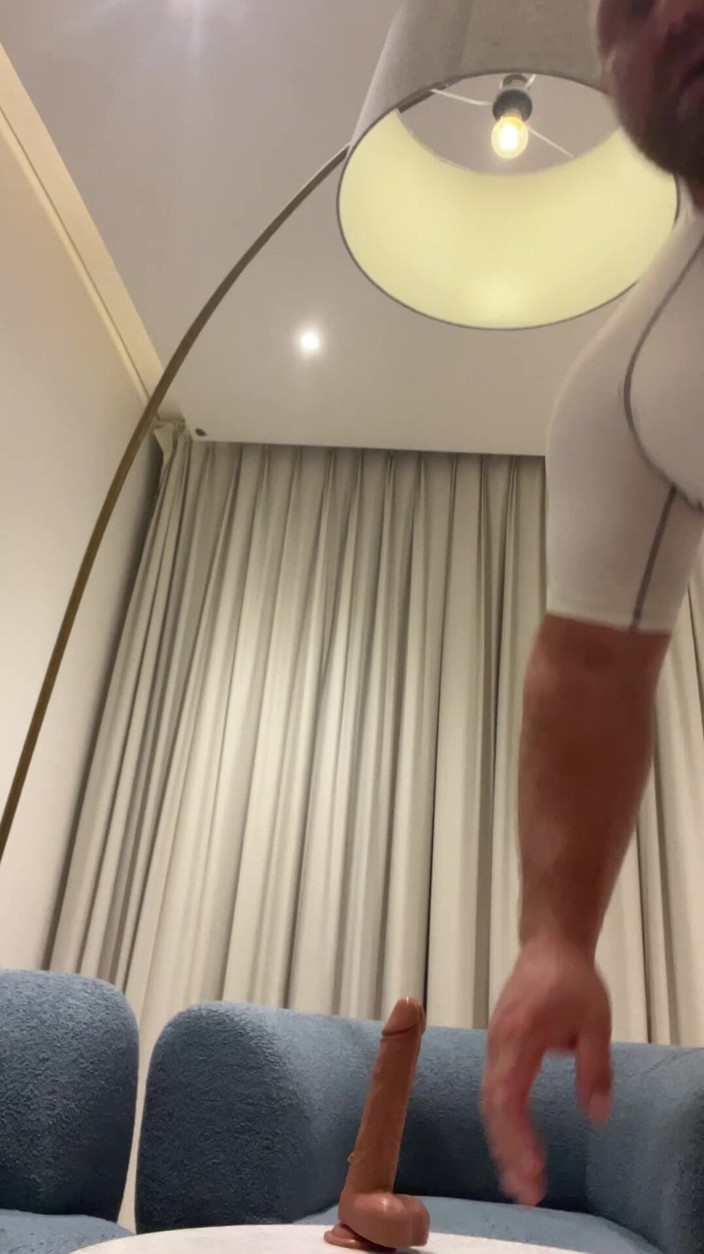 JackStacked: Jack Stacked Riding and Playing with His Big Dildo