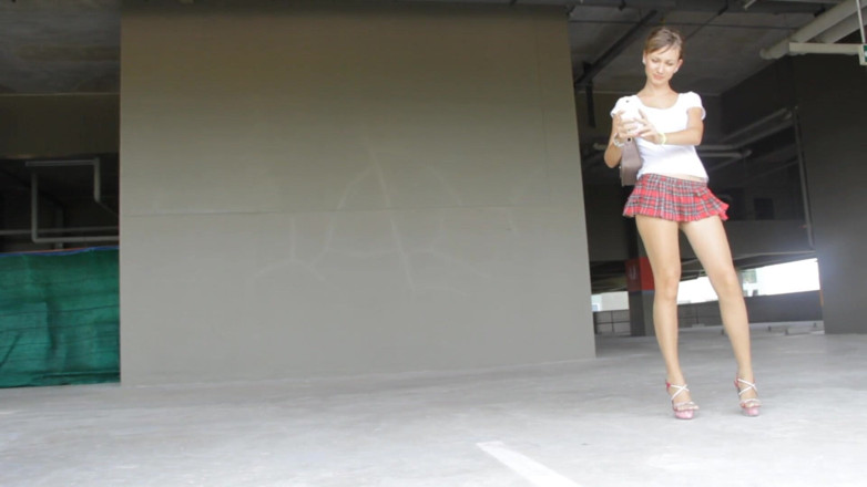 Angel The Dreamgirl: College red skirt