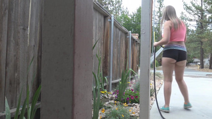 Tropical Lust: Outdoor chores with Kendra
