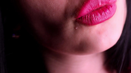 Goddess Misha Goldy: Rose lipstick & mesmerizing tease