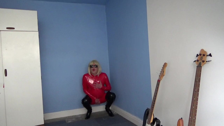 Leather Kirsten: Pvc Catsuit