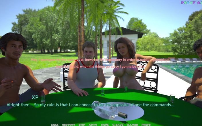 Porny Games: Bini jalang Itali saya oleh hornydogstudio - kali pertama berkongkek dubur...