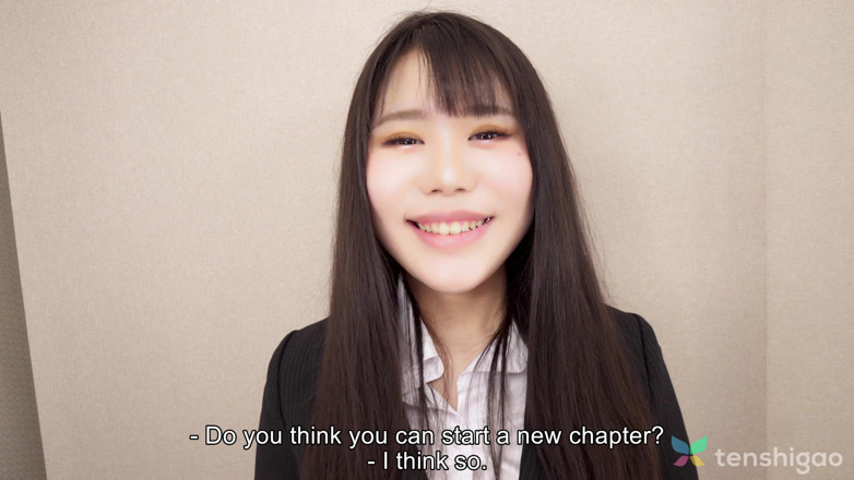 Tenshigao: Office babe Miss Kei Muto To seksowny króliczek w czarnej...