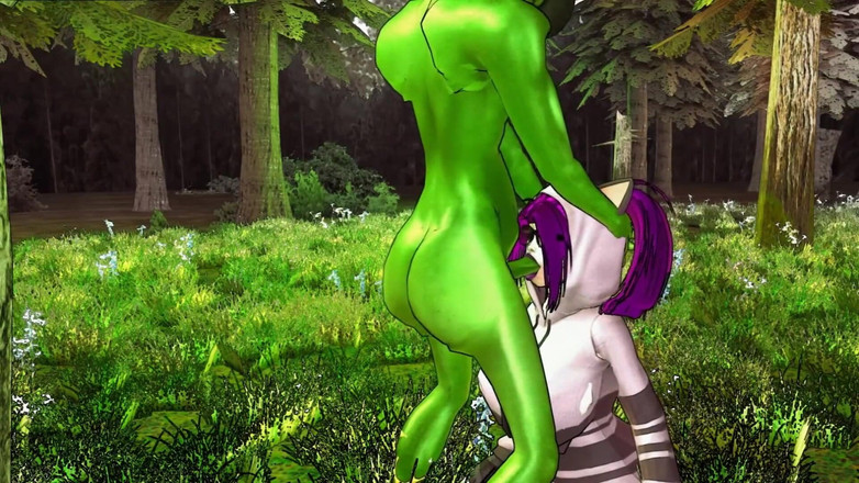 Games looper sex: Kokoro dikongkek keras oleh Ogre Goblin Raksasa (1 daripada 11)