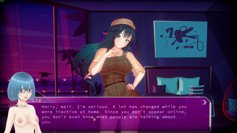 AliChan Vtuber: Геймерские девушки- футанари, геймплей, эпизод 1