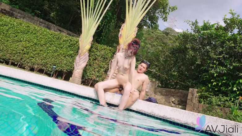AV Jiali: Rich Bratty Girl Ranako Fucks Her Swim Teacher