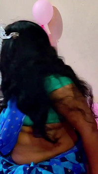 Indian Housewife on Her Birthday