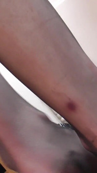 ゴシックミストレス クラシックシームナイロン 足を舐めて踏みつける!