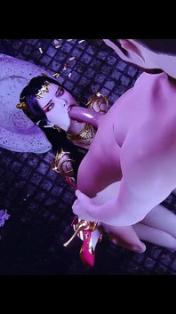 가상 여신 Vixen : 매력적인 주문 - 3D 애니메이션 헨타이