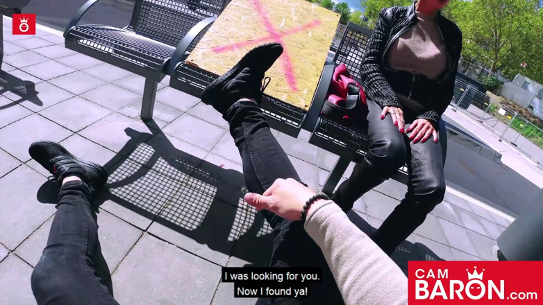 Cam Baron: Hot fuck date w/ mature Goth slut Sidney Dark! CamBaron