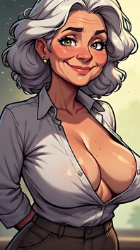 Open Shirts Revealing Tits
