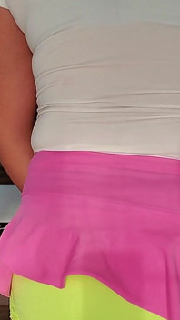 Lime Green Maminsynek Majtki Wanking i Cuming