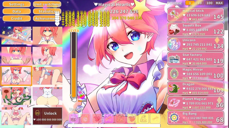 Cumming Gaming: Magical Girl Clicker Hardcore Hentai Game Pornostar im Cosplay wird...