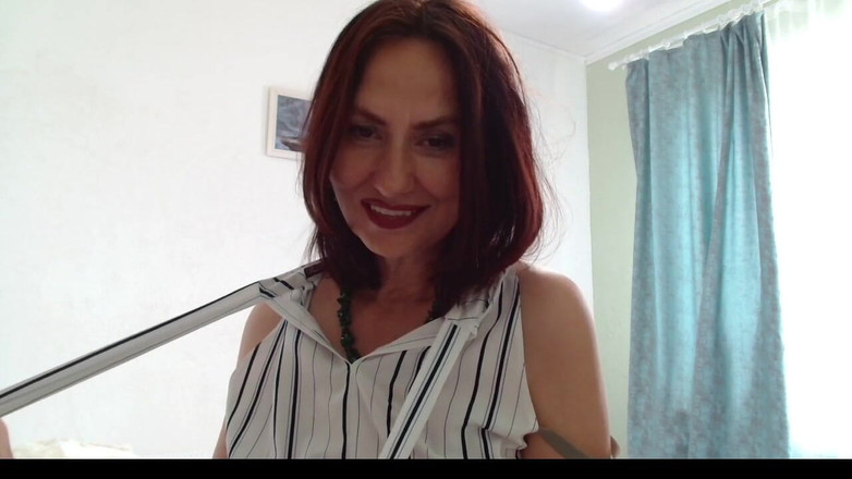 ANGELA_LADY: Na końcu Pat Hairy Pussy - Szarpnij się ze mną