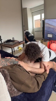 Harry_jen | Korseli eşcinsel babasının büyük yarağına sarıldı ve dölleme yaptı