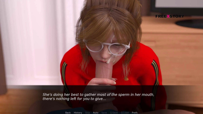 3D Cartoon Porn: 57 - сутінковий світловий маєток - остаточна розвага з Мері - Мері мастурбує Джону і смоктала його пеніс