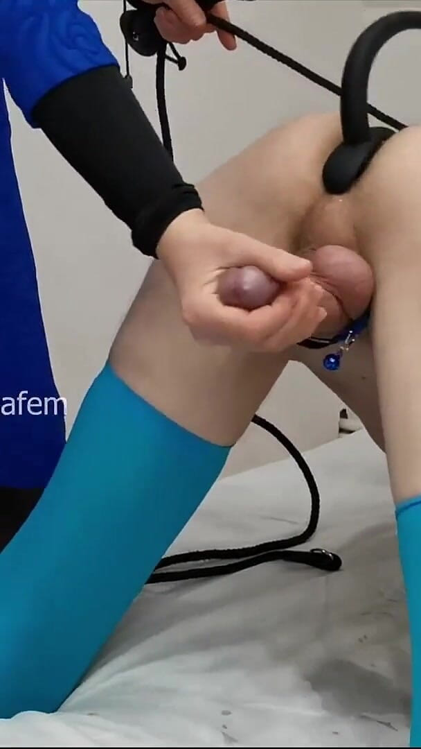LisaFem: Prostate Milking, an Obedient Slave Cums When His Mistress Allows...
