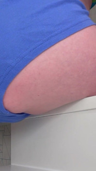 Humping Bathroom Counter in Hotel
