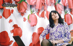 Bolly Karma: Menghisap zakar semasa tetek keluar berkelip