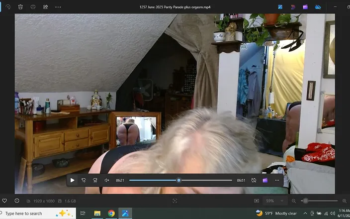 dawnskye1962: Panty Parade Plus Orgasm From Dawnskye1962