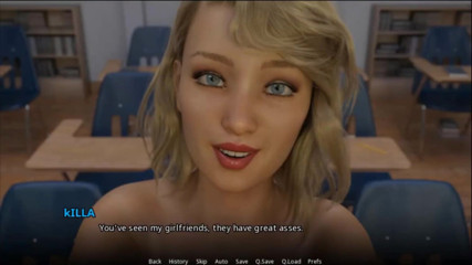 Visual Novels: WVM stars university parte 97 - foda dura com loira puta depois...