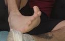 Tomas Styl: Latino Shows His Feet After Working Out in the Gym