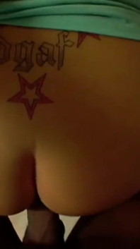 Young Blonde Slut Sucks a Big Black Cock and Takes It Slowly in the Pussy