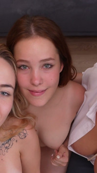 Playing Cards Is Boring, Just Let All Three of Us Suck on Your Cock!