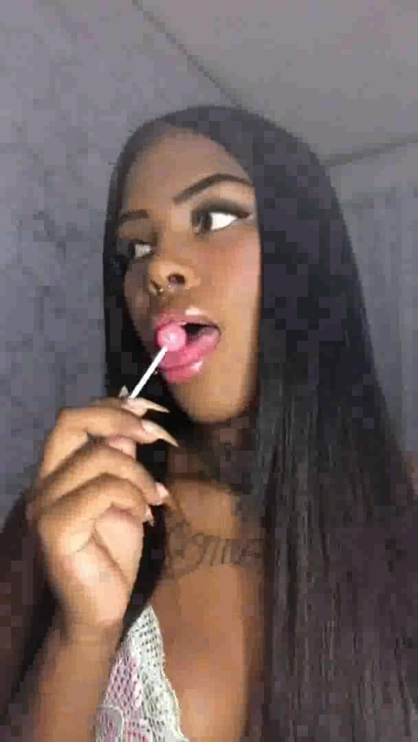 Solo Austria: Ebony Pearl Lolipop škádlení!