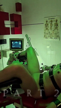 Dr. Lady Medea esame bizzarro bondage Ard CBT e inorrivato medico P2