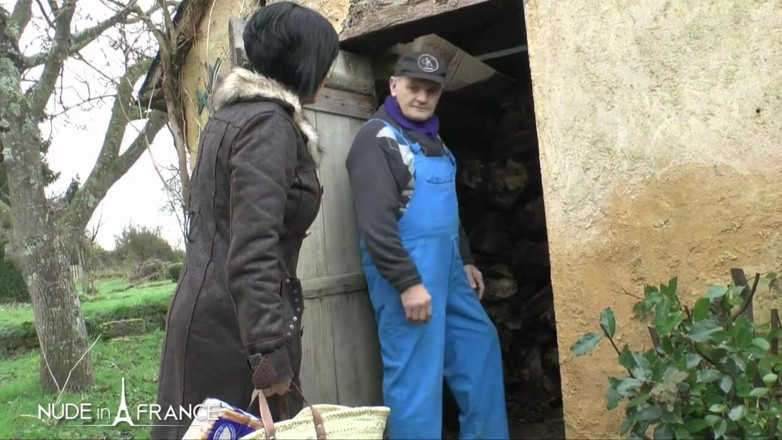 Nude in France: Big Tit City Bitch Messes with the Wrong Farmer
