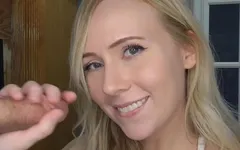 Blonde Housewife Loves Sucking Big Cocks Until They Cum on Her Face - Marissa Sweet