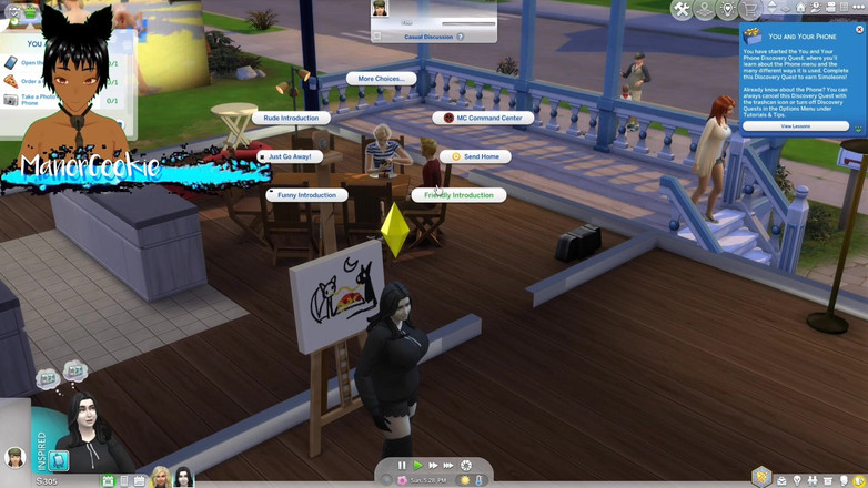 Manor Cookie: Sims 4 - aksi hot lesbian tante seksi dan tante gotik yang...