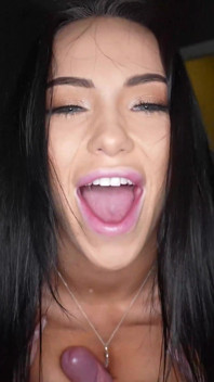 In Trouble Stepsis Hides (from Her Stepdad) in Stepbro's Bed & Fucks Him!