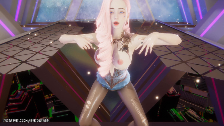 3D-Hentai Games: [mmd] Hyolyn - Počkej Seraphine Sexy striptýz League of Legends necenzurováno...