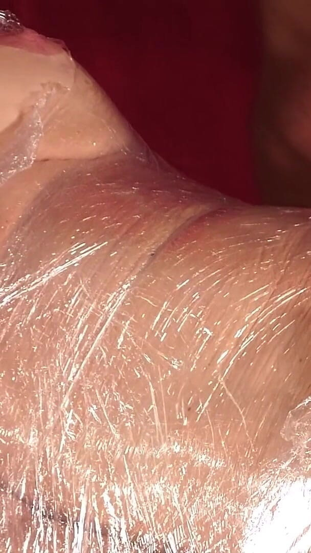 Foil Mummification with Womanizer Toys Turns to Post Orgasm Torment with a Second Orgasm (Masked Fantasy)