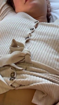 Hotwife in Pantyhose Creampied by Her Bull, Fucked Multiple Ways, Stag Watches on Facetime