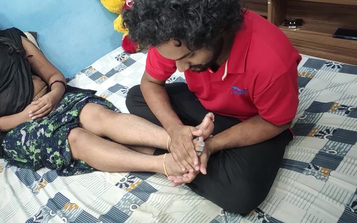 Vaigavarun Feet romance: Voetenmassage
