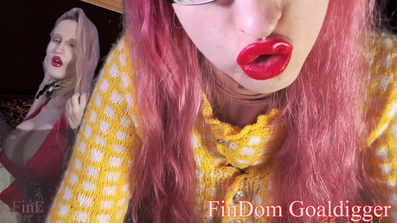 FinDom Goaldigger: Pomarańczowa transformacja dużych warg