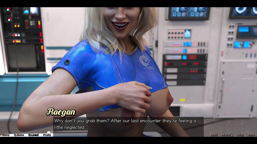 Stranded in Space - Busty MILF Lets Me Touch Her Tits (AVN Teller)