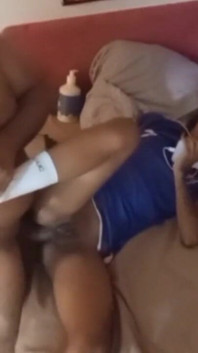 Skinny Stepdaughter Giving Her Ass