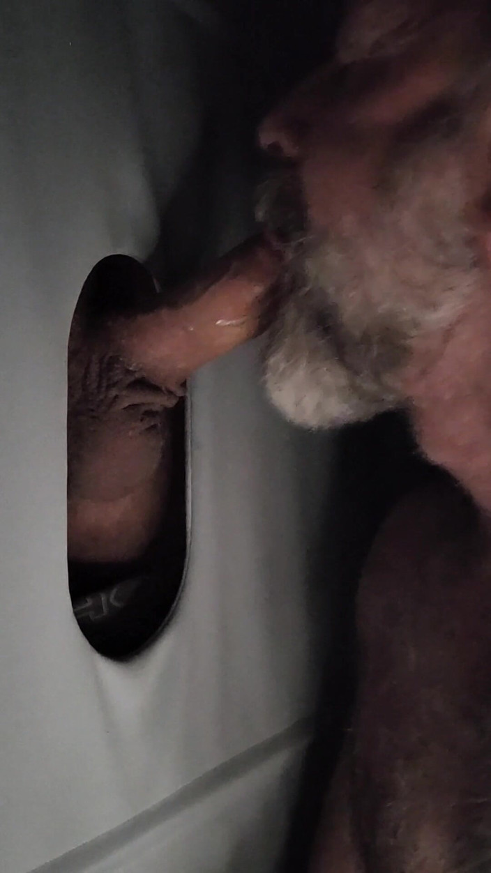 JackvanDean: Bearded at the Gloryhole
